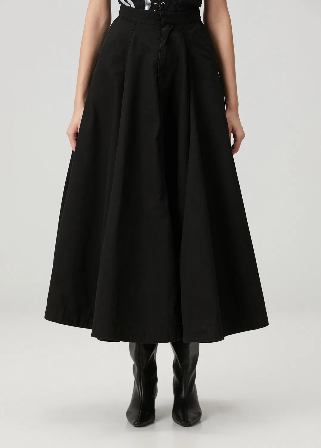 Юбка миди Balenciaga, black — фото 2