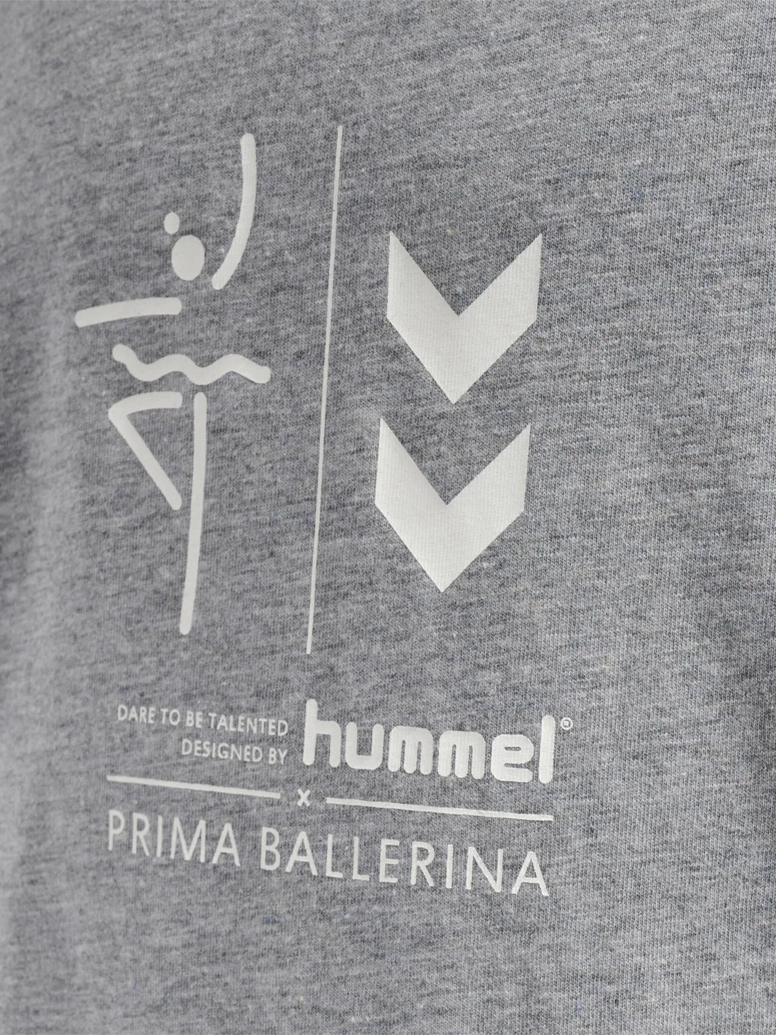 Детская футболка с принтом Hmlprima Hummel, Grau — фото 3