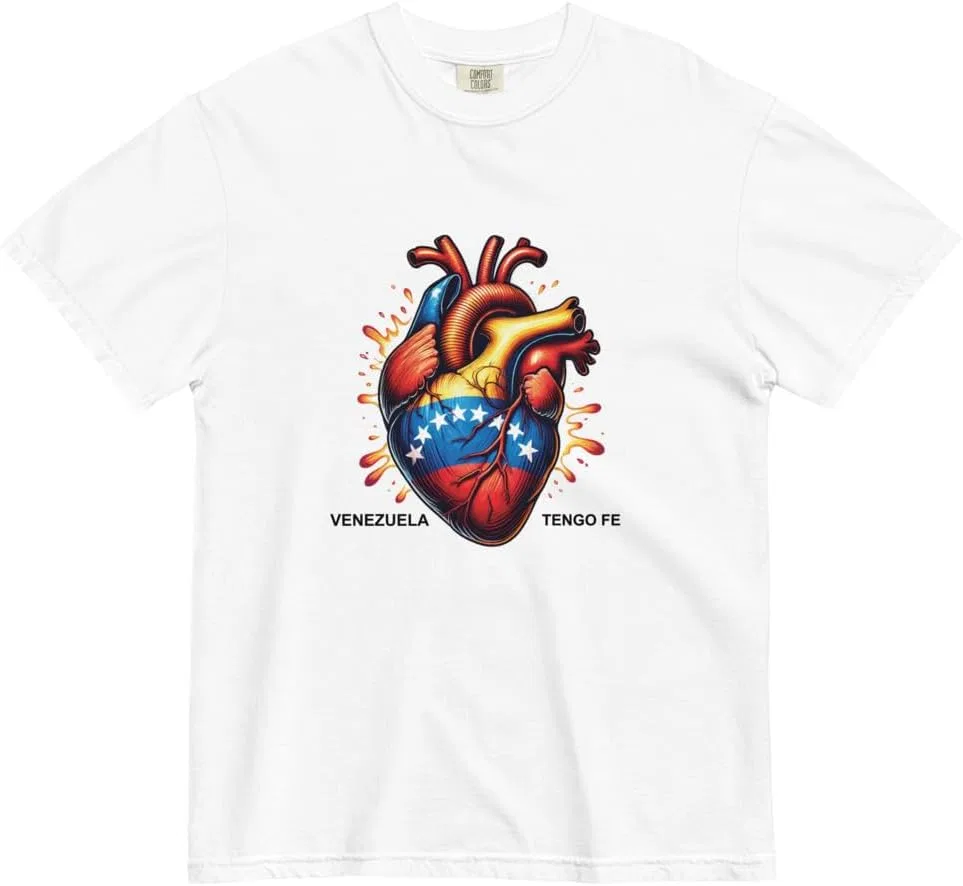 Мужская футболка тяжеловесная Venezuela Shirt, White