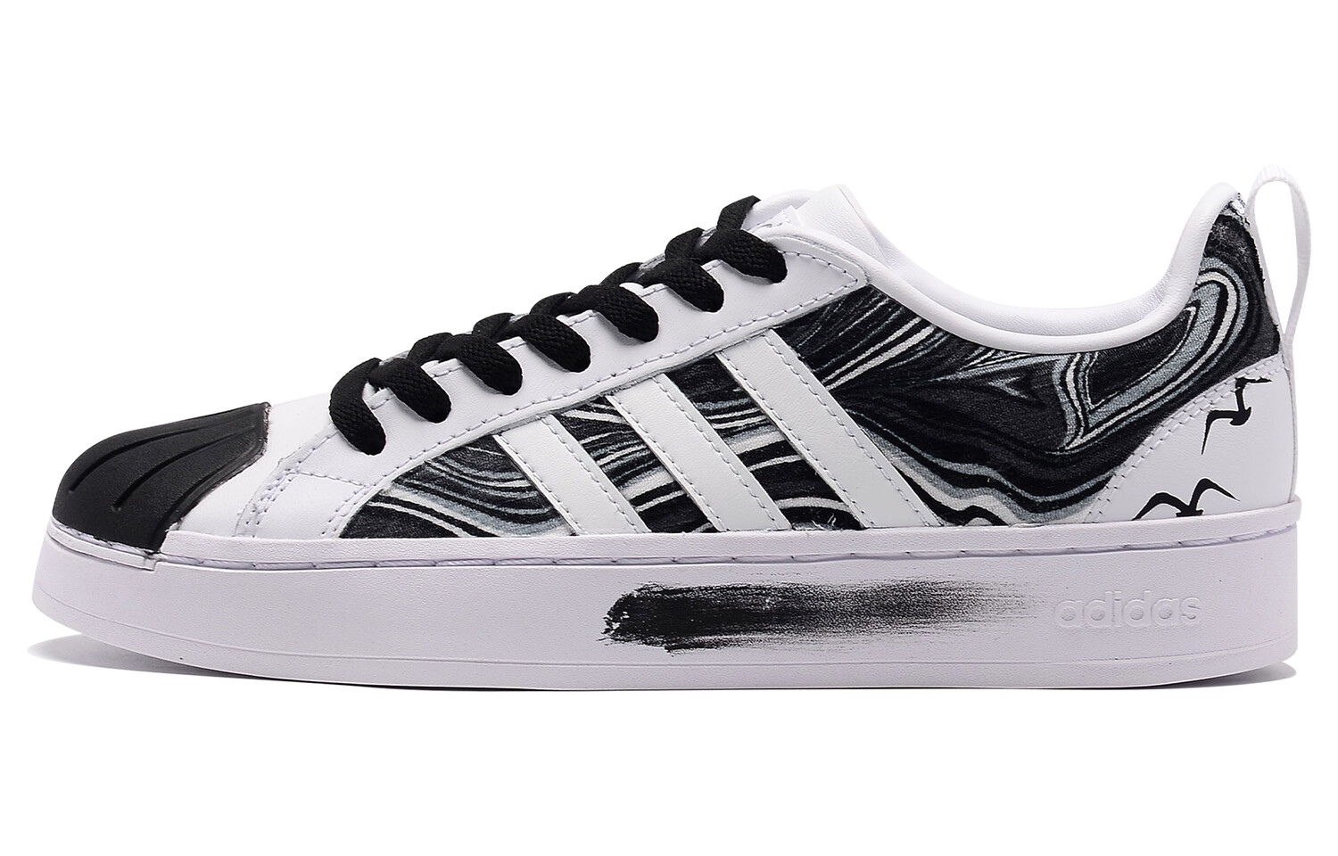 

Кроссовки adidas neo Streetcheck Skateboarding Shoes Women's Low-top Black/white, черный