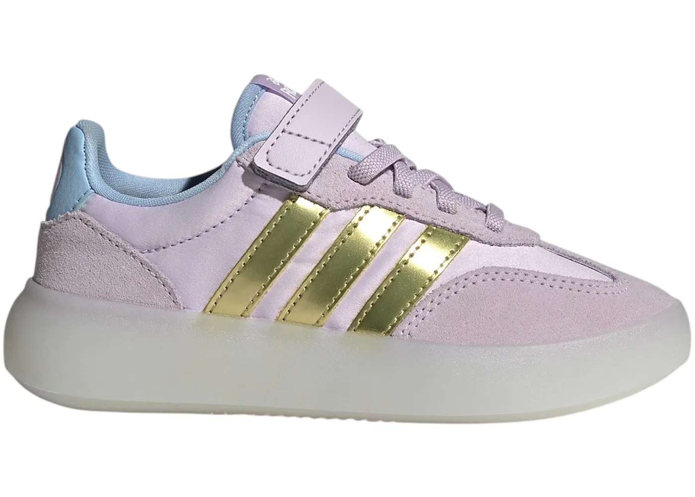 Детские кроссовки Lifestyle Adidas Barreda Decode, Ice Lavender Gold Metallic Glow Blue