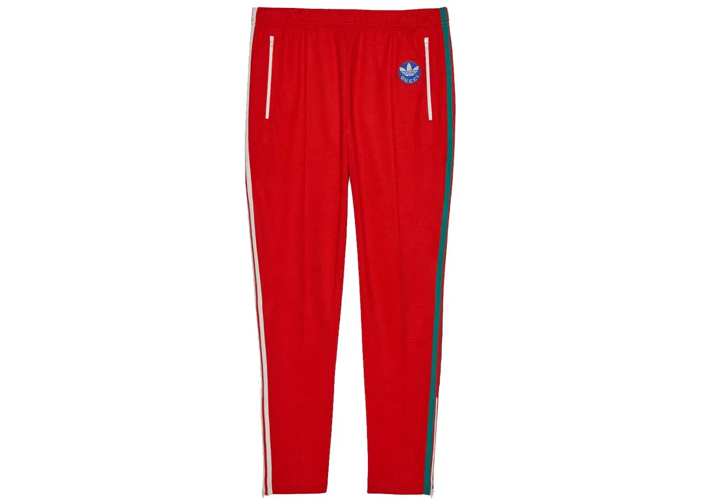 Мужские спортивные штаны из хлопкового джерси Gucci x Adidas Sweatpants, Red
