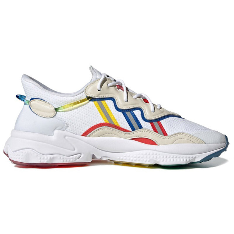 

Кроссовки Adidas Ozweego 'Rainbow Pride', белый/мультиколор