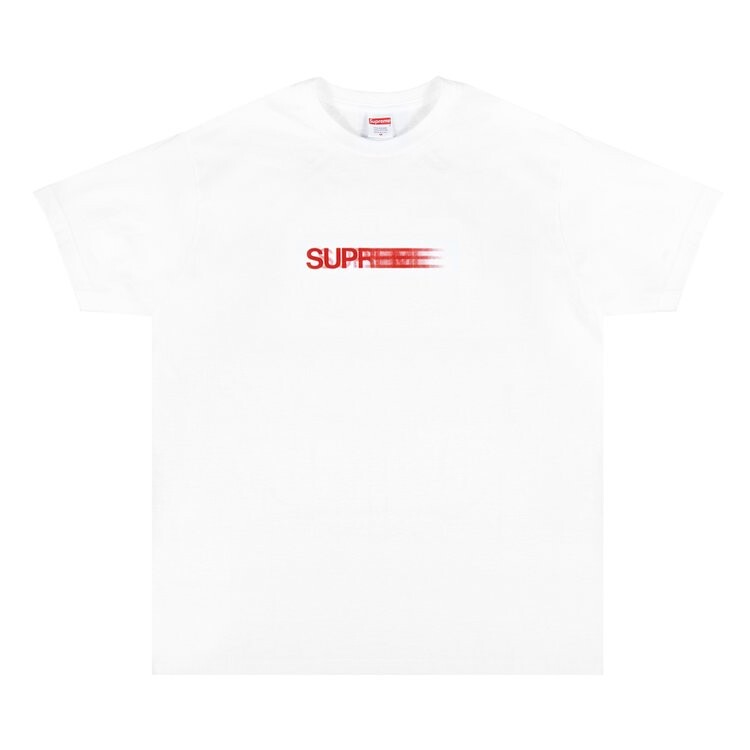 

Футболка Supreme Motion Logo Tee 'White', белый
