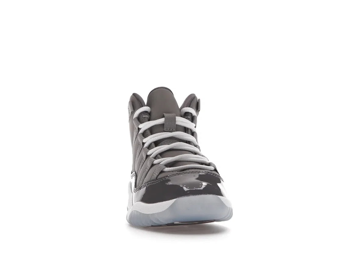 Детские кроссовки для мальчиков с верхом из нубука Jordan 11 Retro Jordan, Medium Grey/Multi-Color/Multi-Color — фото 2
