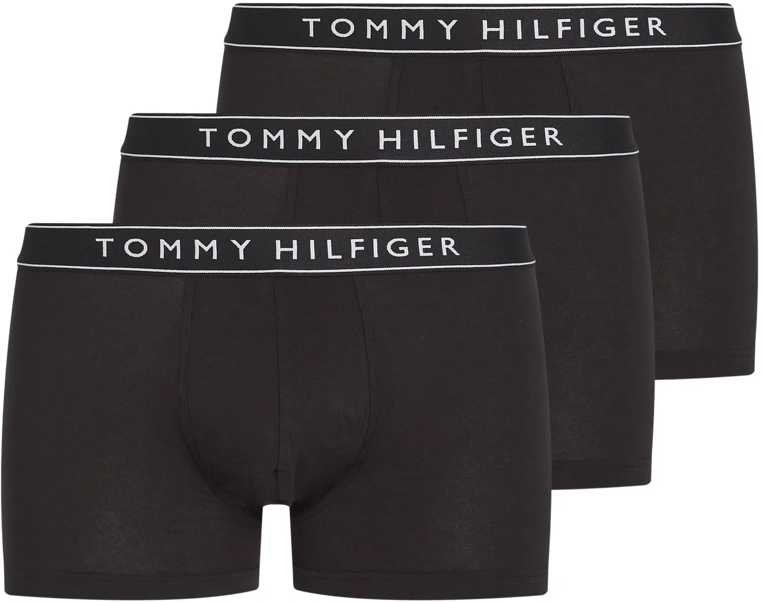 Мужские боксеры из 3 штук Tommy Hilfiger, Red (Blk/Blk/Blk)
