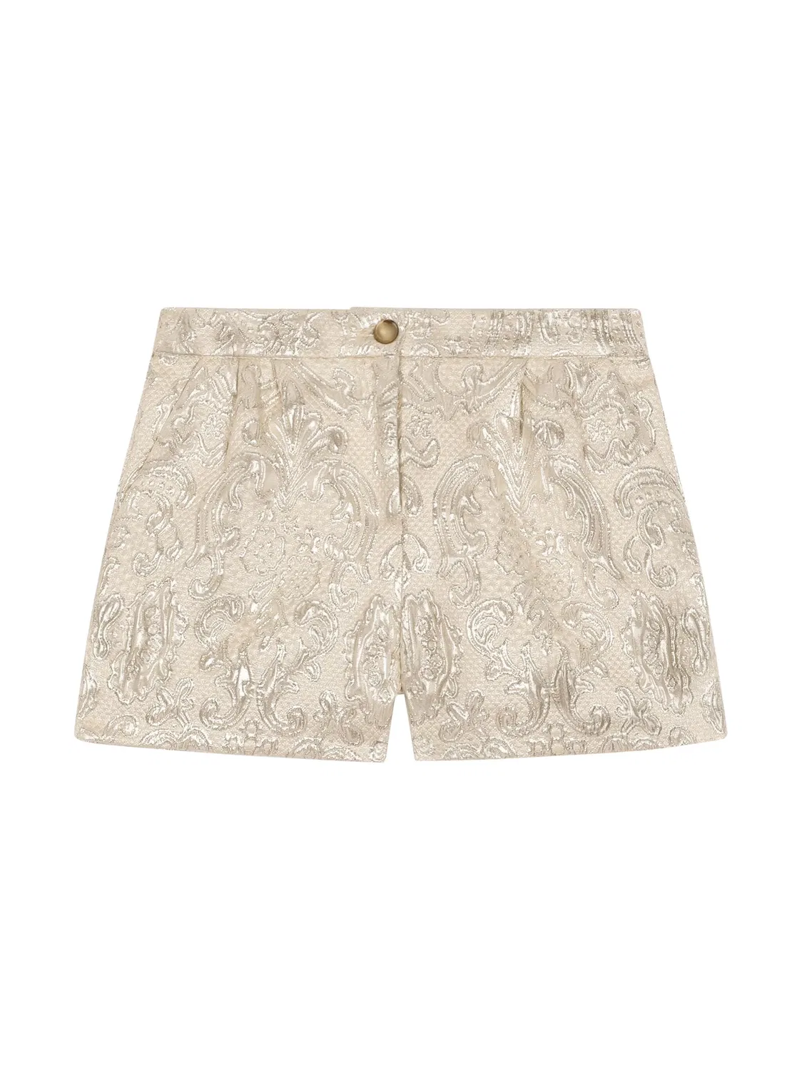 Шорты с мотивом Маджолика Dolce & Gabbana, нейтральный