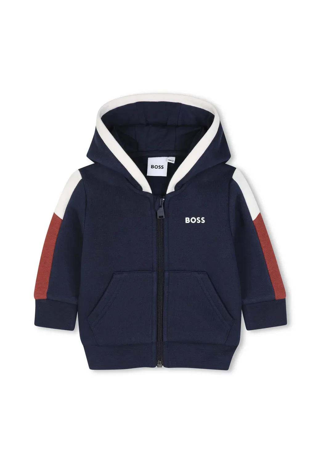 Кардиган-Капуш - толстовка на молнии Boss Kidswear, Bleu Cargo