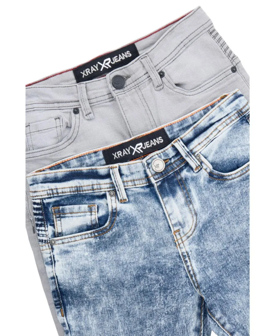 Джинсы из стрейч-денима, комплект из 2 пар, Slim Fit XRAY, Bleach/Grey — фото 3