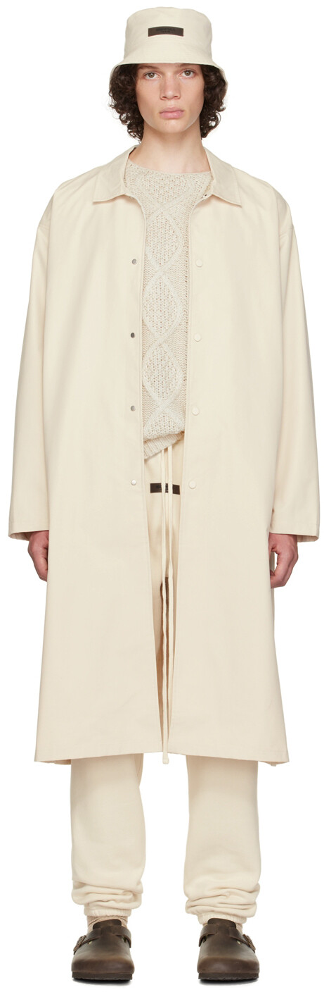 

Off-White длинное пальто Essentials, Серый, Off-White длинное пальто Essentials