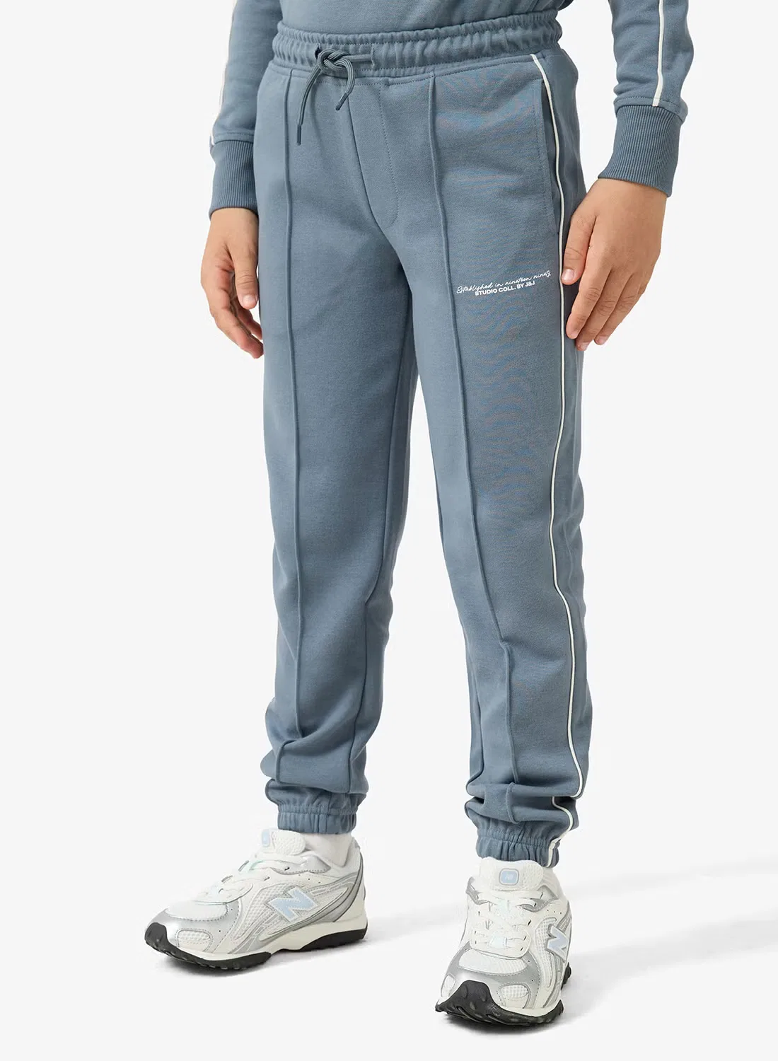 Штаны с контрастной окантовкой JPSTKANE RIKKIE Jack & Jones Junior, серый