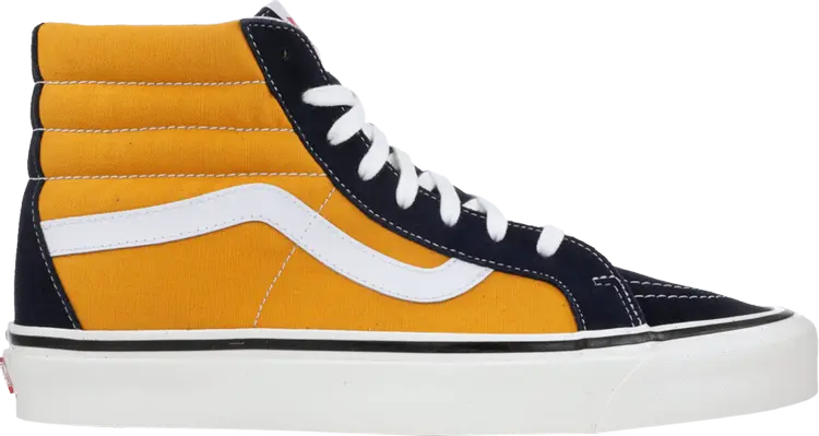 

Кеды Vans Sk8-Hi 38 DX Anaheim Factory OG Navy, желтый