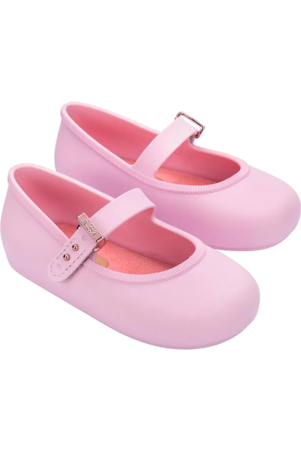 Детские туфли балетки на плоской подошве Soft Ballerina Mini Melissa, розовый