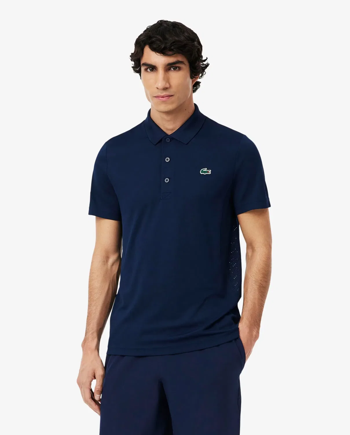 Мужское поло с коротким рукавом Tennis x Novak Djokovic Lacoste, Azul Marino