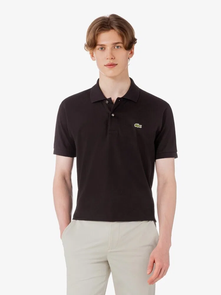 Футболка поло классического кроя L1212-56G LACOSTE, Antique Gold — фото 4