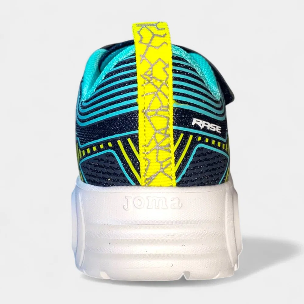 Детские спортивные кроссовки с подсветкой Rase Jr 2503, Navy Turquoise Joma — фото 4