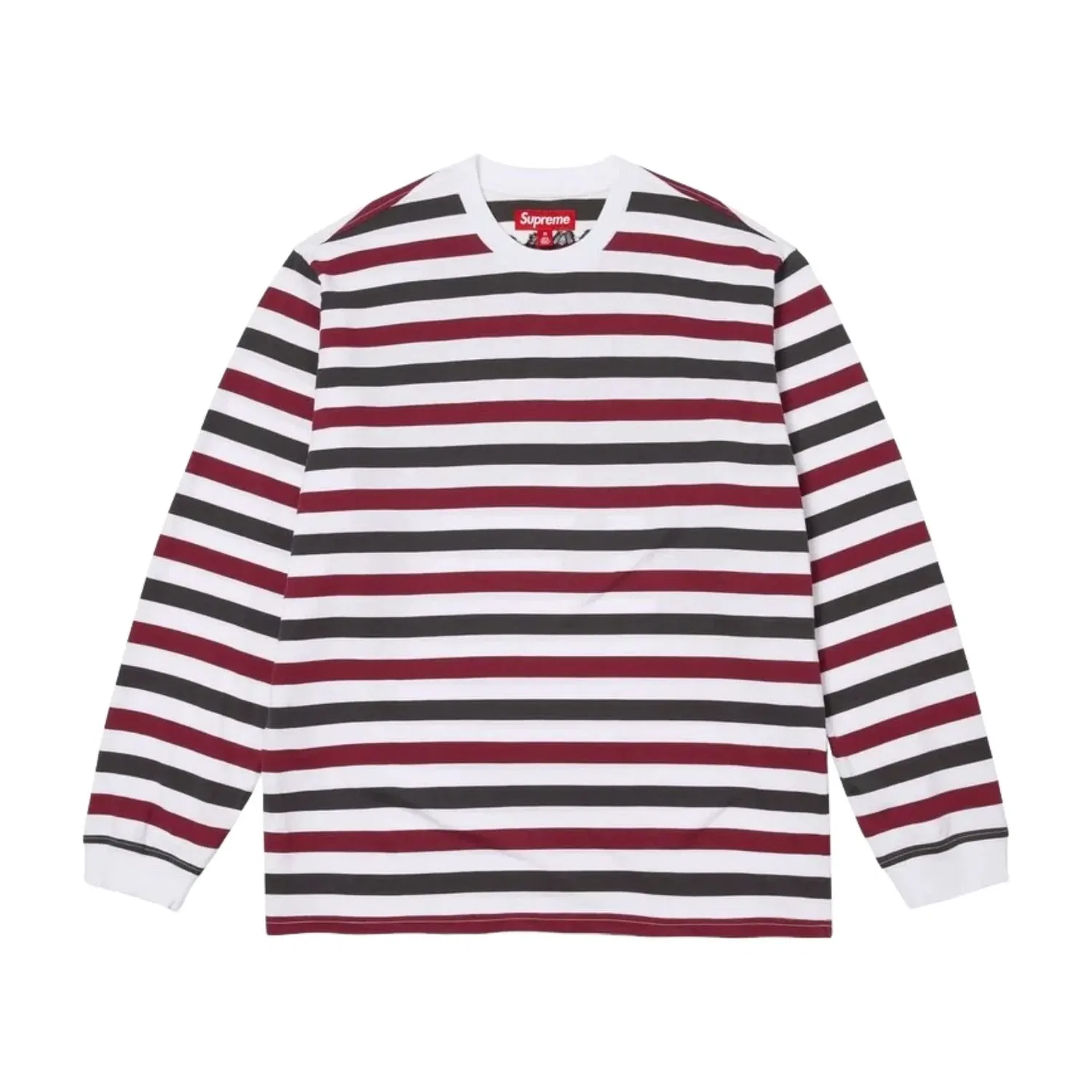 Мужская футболка FW26 Intarsia L/S T-Shirt 'Stripe' Supreme, Stripe — фото 2