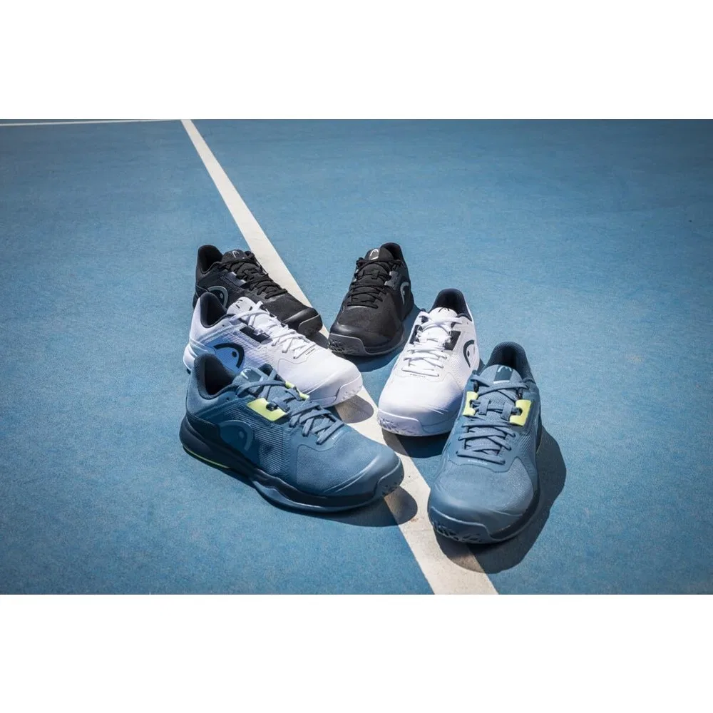 Детские теннисные кроссовки Sprint Team 3.5, White Black Blue Die Grup — фото 2