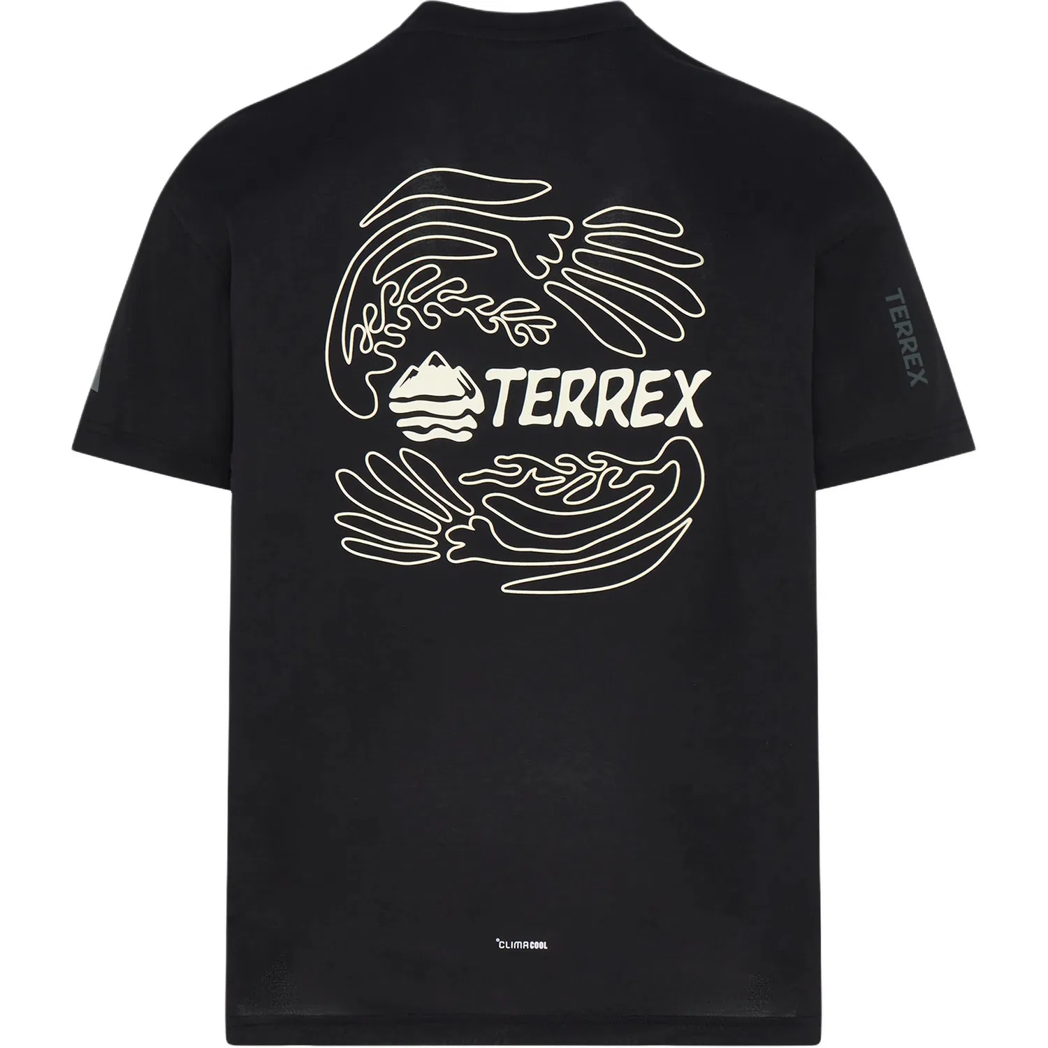 Детская футболка с круглым вырезом Terrex Black Adidas, Black — фото 3