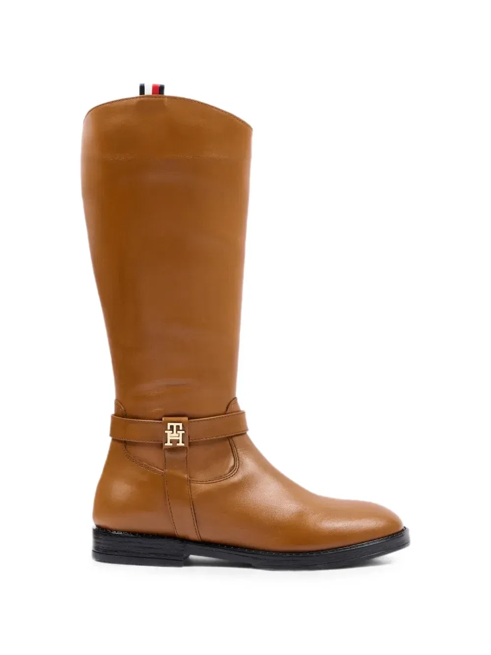 Кожаные ботинки с монограммой Tommy Hilfiger Junior, коричневый