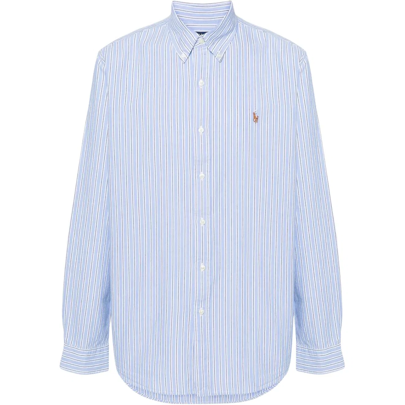 Рубашка повседневная, Men's Blue Moderate, Polo Ralph Lauren, Blue