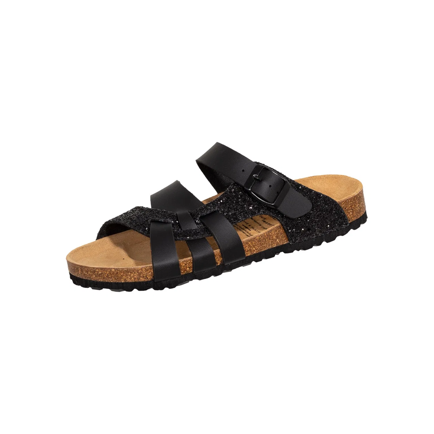 Детские мюли Bioline Pantolette Gleam Lico, Black