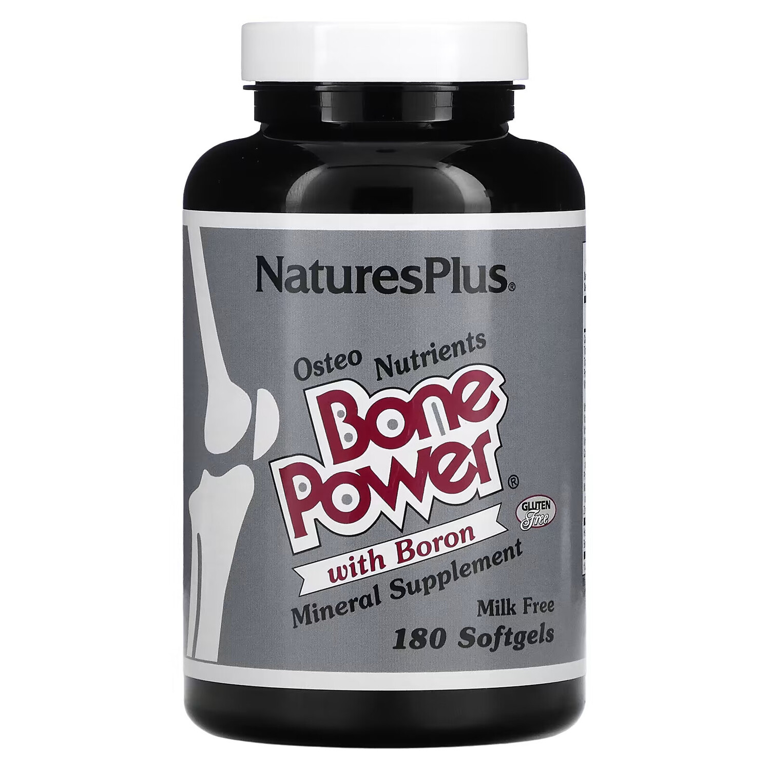 

NaturesPlus, Bone Power с бором, 180 капсул