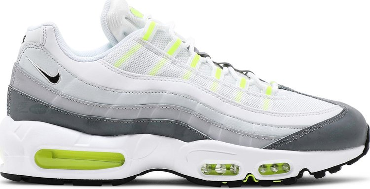 Кроссовки Nike Air Max 95 'Logos Pack - White Neon', белый - фото