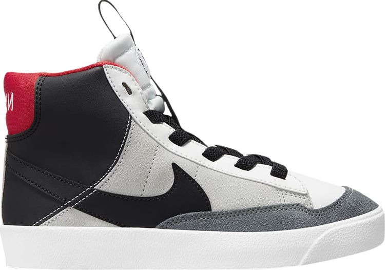 Кроссовки Nike Blazer Mid '77 SE PS 'Dance - White Black Red', белый - фото