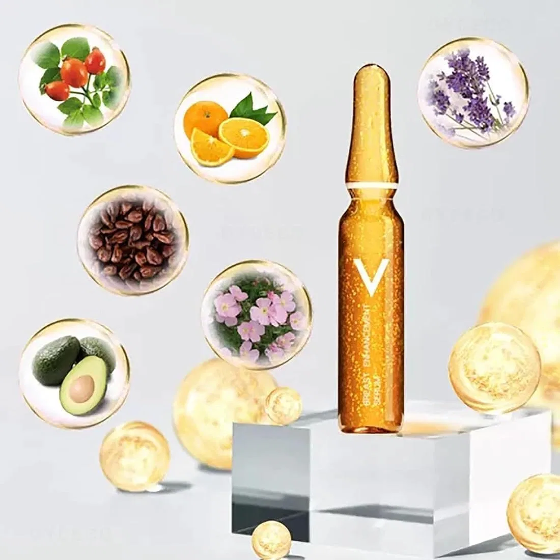 Сыворотка для увеличения груди в ампулах, sjfscqr, 2ml × 5pcs/box — фото 4