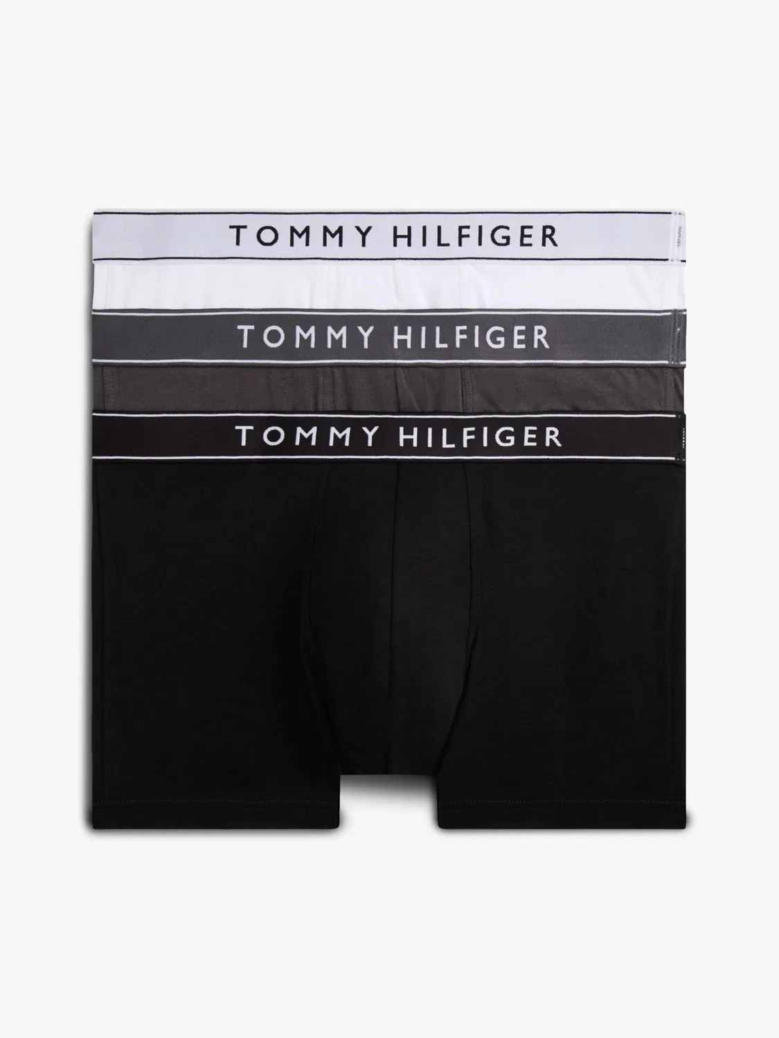 Мужские боксеры из 3 штук Tommy Hilfiger, Blk/Drk Ash/Wht