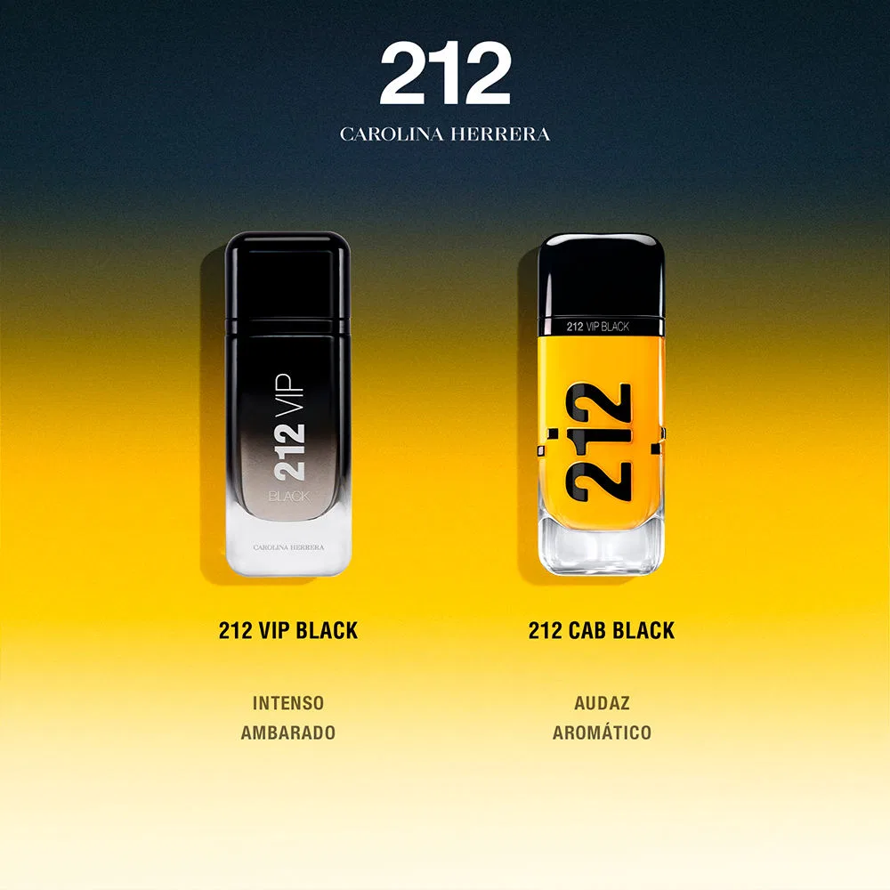 Парфюмерная вода Carolina Herrera 212 VIP Black Cab, 100 мл — фото 3