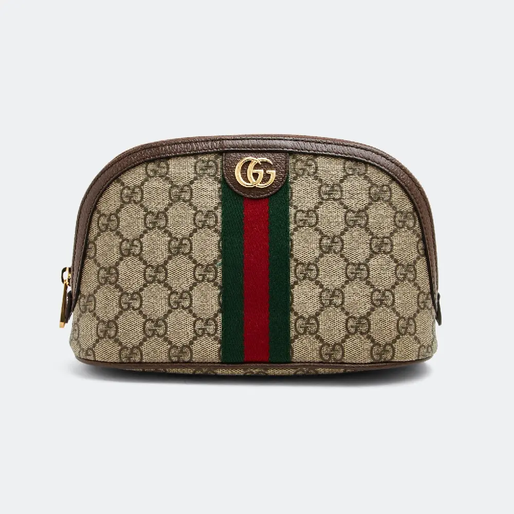 

Косметичка GUCCI Ophidia large pouch, коричневый