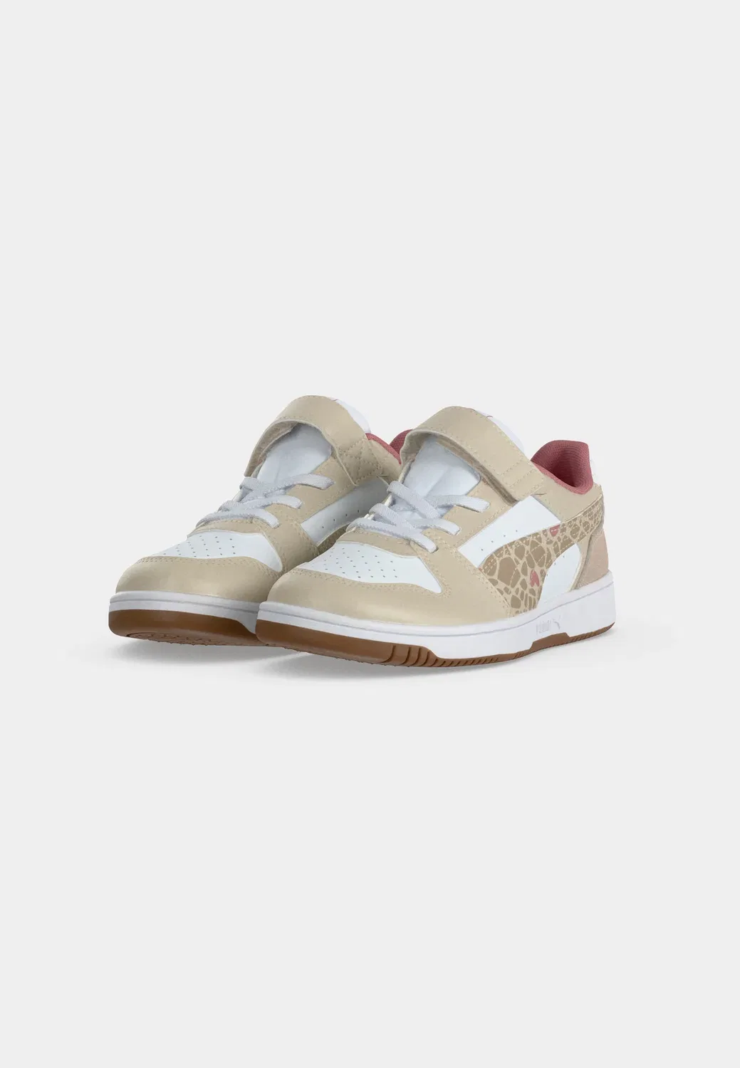 Кроссовки Rebound Slam Safari унисекс Puma, Silver-Coloured Fog/Birch/White — фото 3