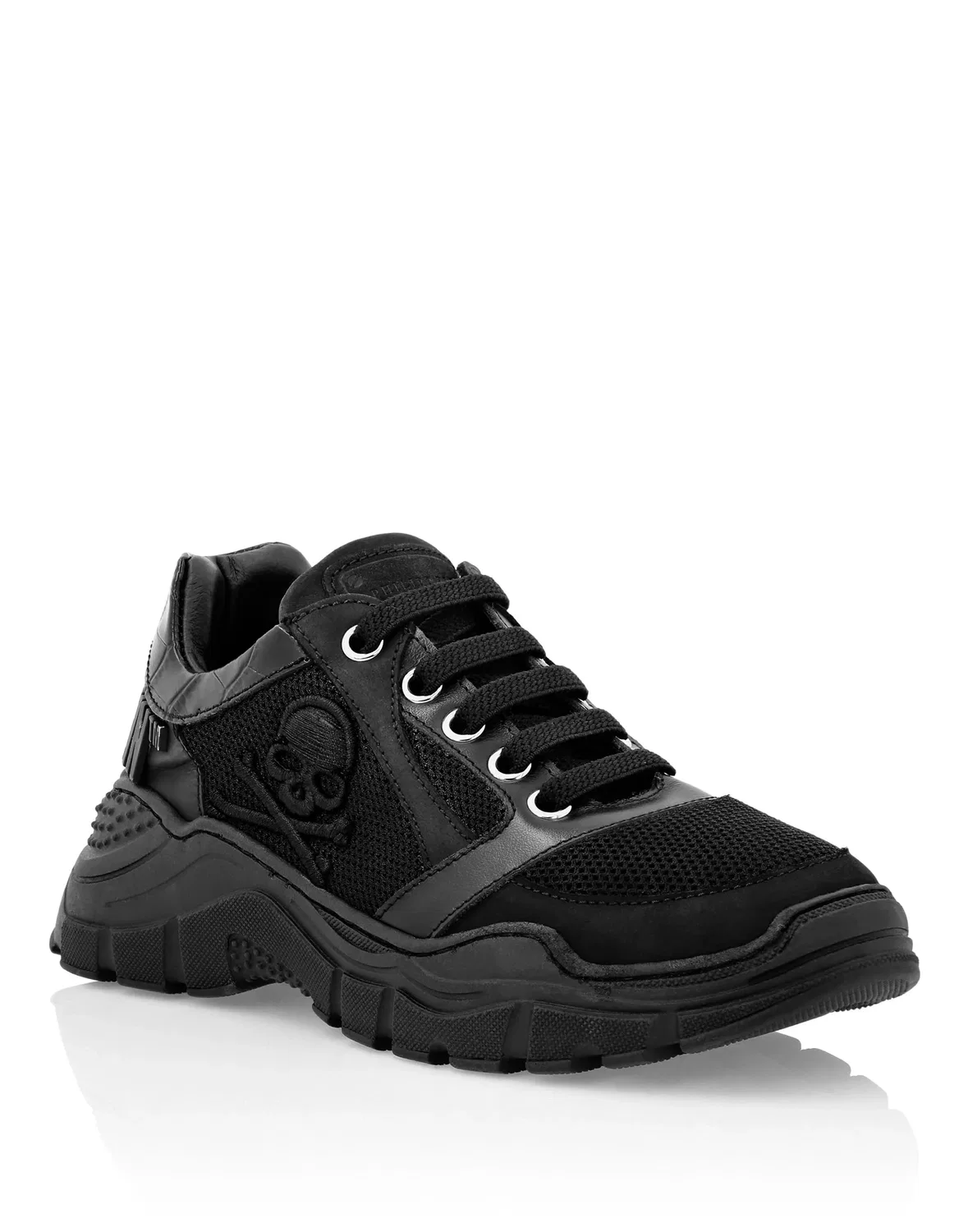 Детские кроссовки Runner Skull PHILIPP PLEIN, черный