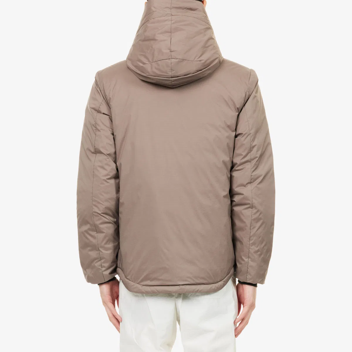 Худи Lodge из пуха стандартного кроя Canada Goose, коричневый/серый — фото 4
