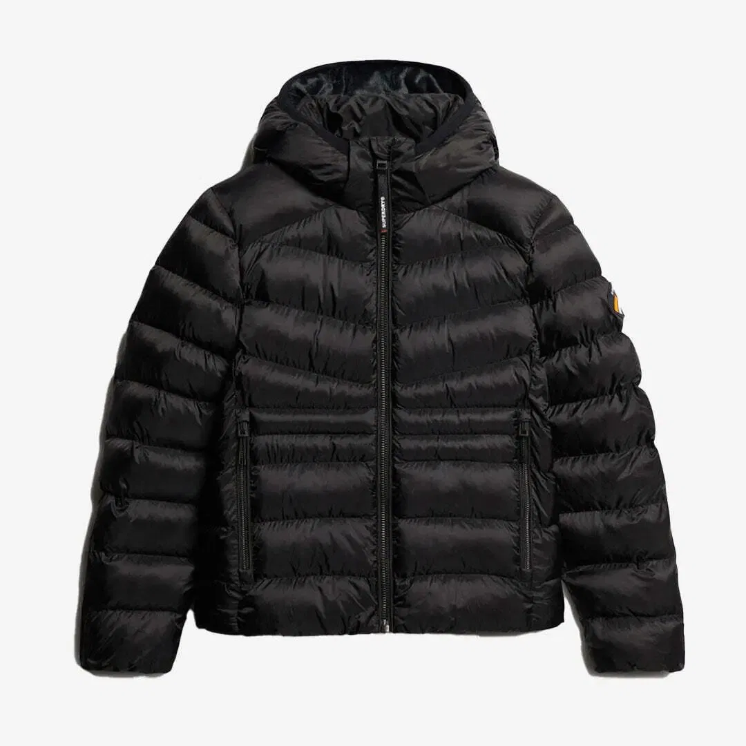 Женская стеганая куртка пуховик Fuji Quilt Superdry, Schwarz