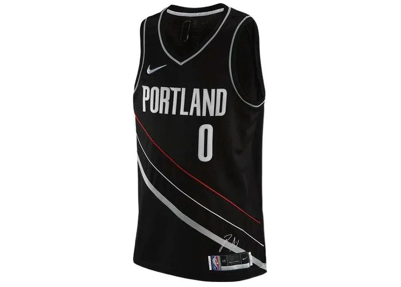 Мужская джерси Lillard Swingman Nike, Black
