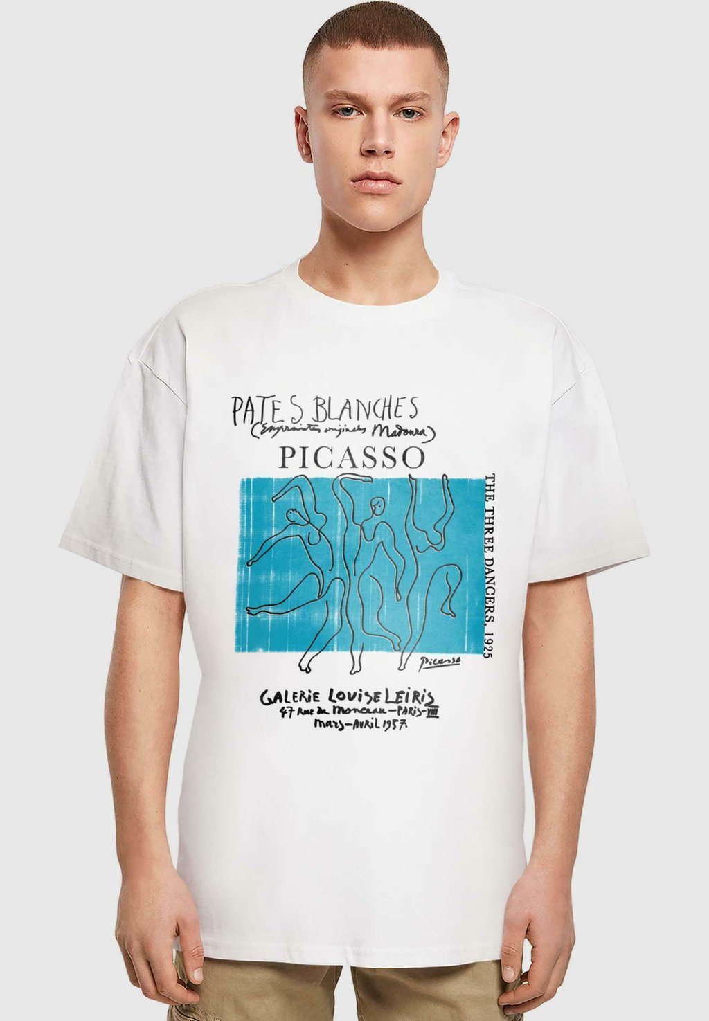 

Футболка с принтом PICASSO - THE THREE DANCERS HEAVY TEE Merchcode, белый