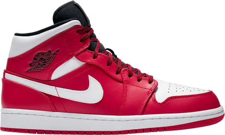

Кроссовки Air Jordan 1 Mid Gym Red, красный