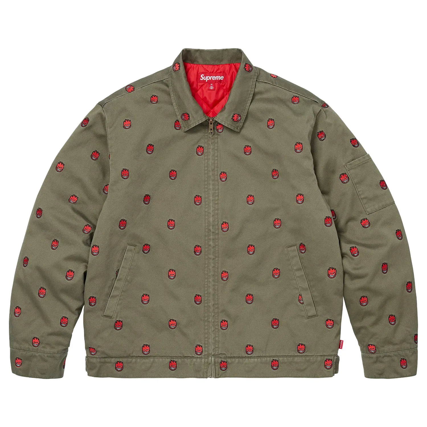 Куртка Supreme x Spitfire Work, зеленый