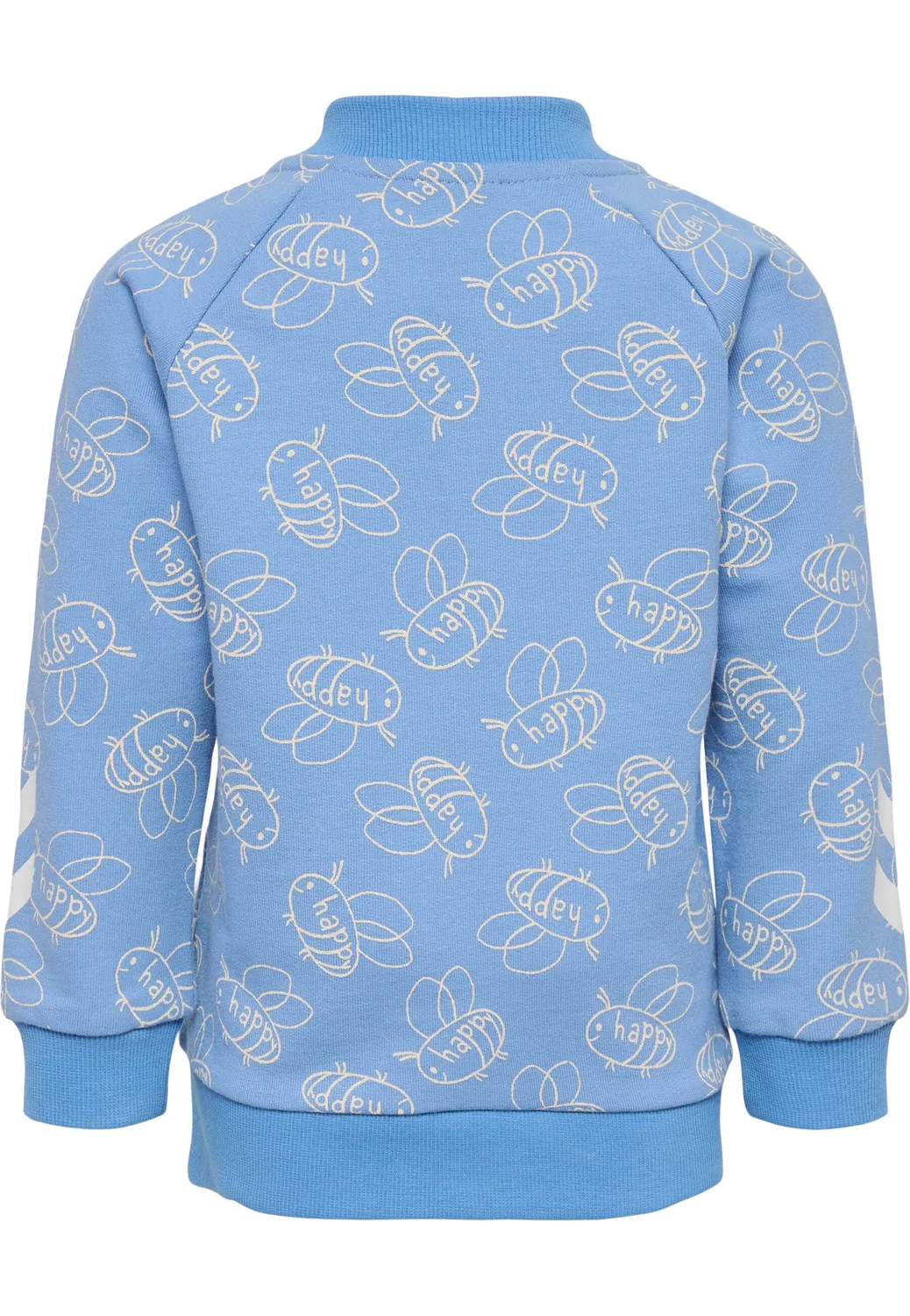 Детская куртка на молнии с принтом Hmlgladsome Hummel, Cloudy Blue Lagoon Blue Light Blue — фото 3