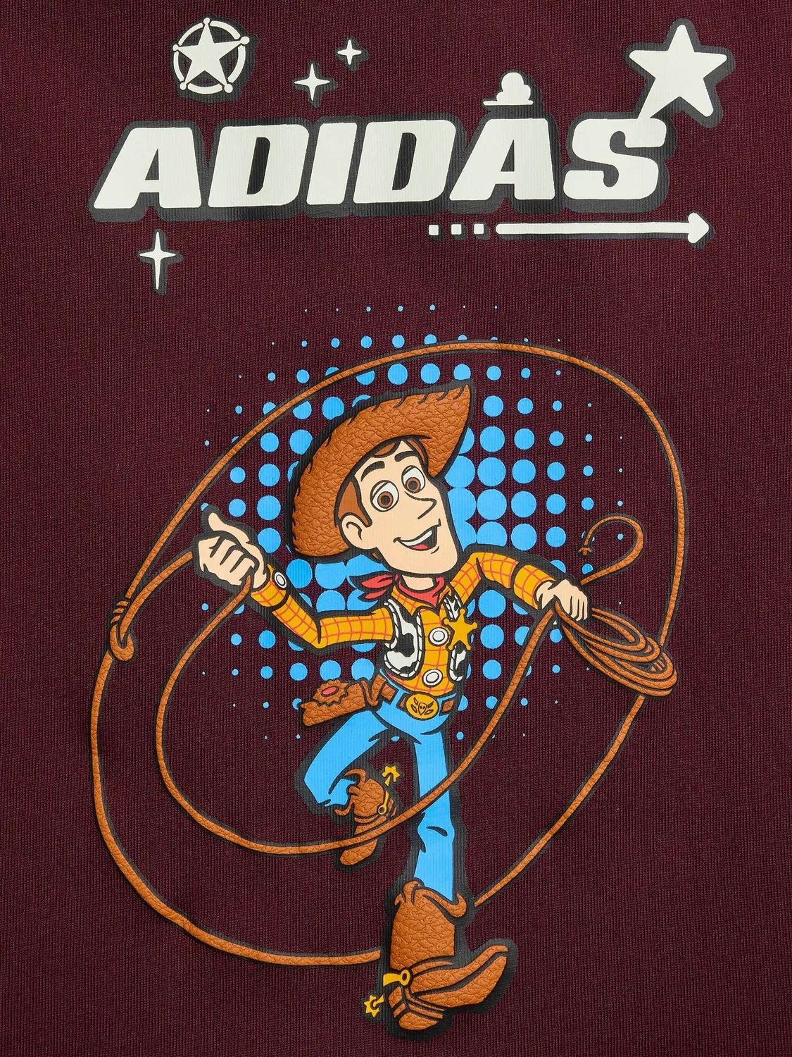 Спортивный костюм Toy Story adidas, бордово-красный — фото 4