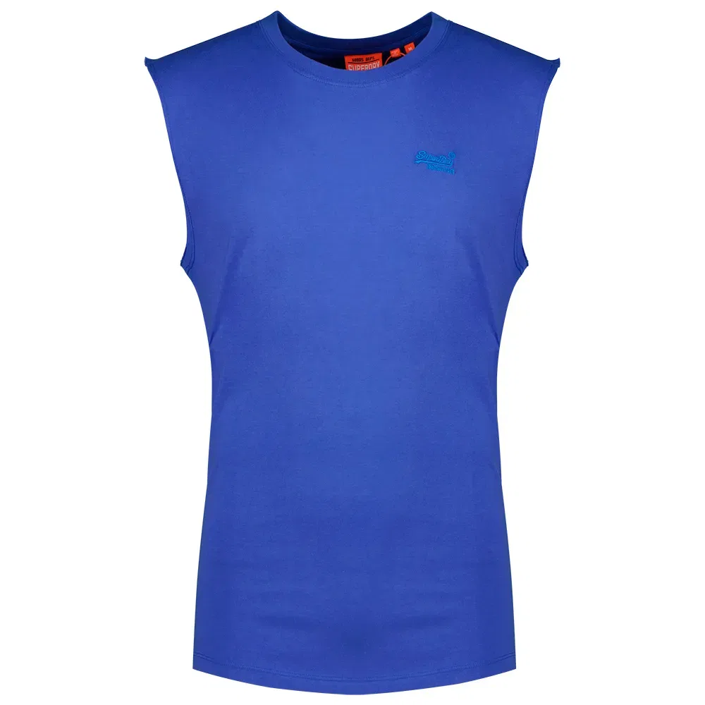 Футболка без рукавов Essential Logo Superdry, синий