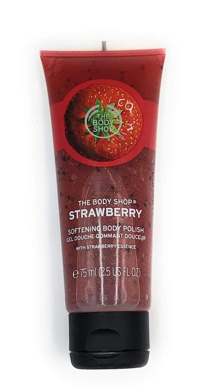 Скраб для тела Strawberry Softening Body Polish, The Body Shop, 75 мл
