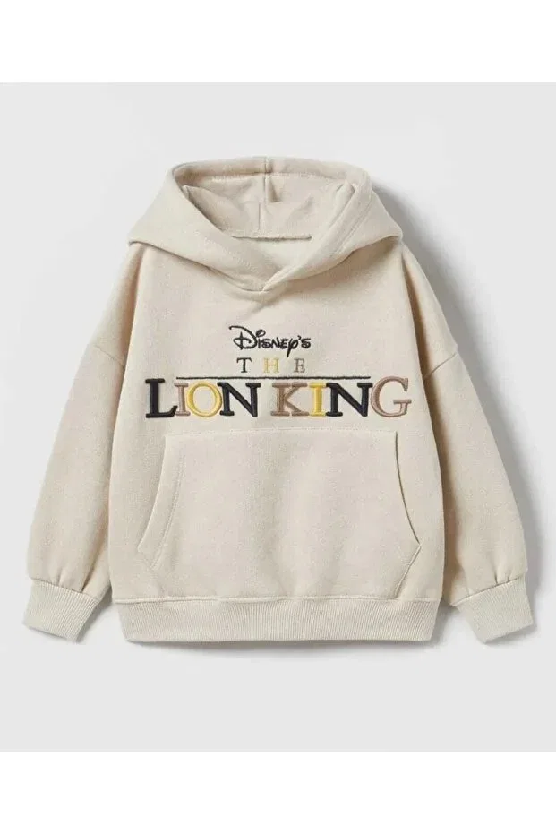 Детский спортивный костюм с принтом The Lion King Oversize Keywest, Beige Coffee — фото 2