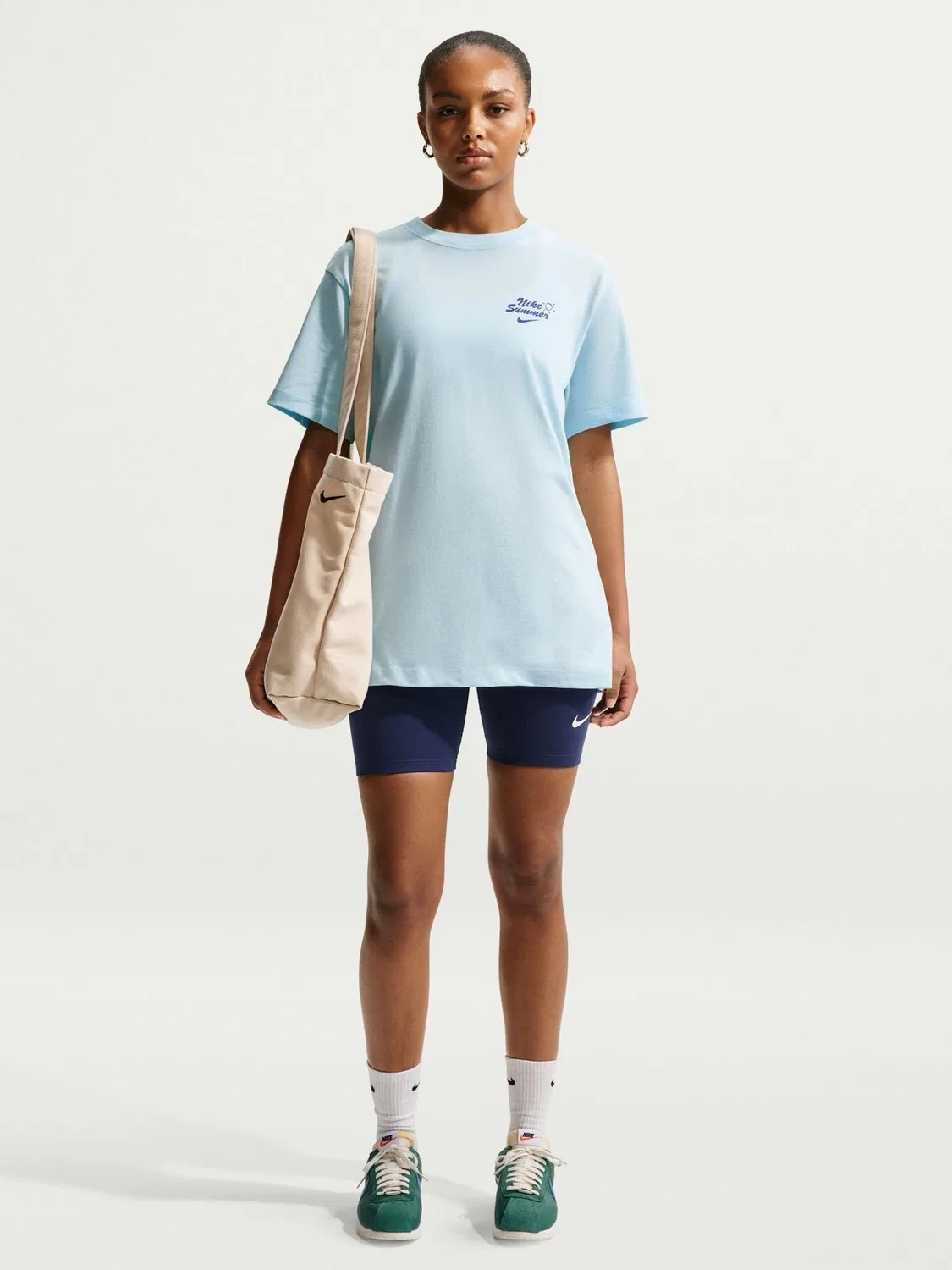 Футболка свободного кроя Nike Beach Boxy, Glacier Blue — фото 2