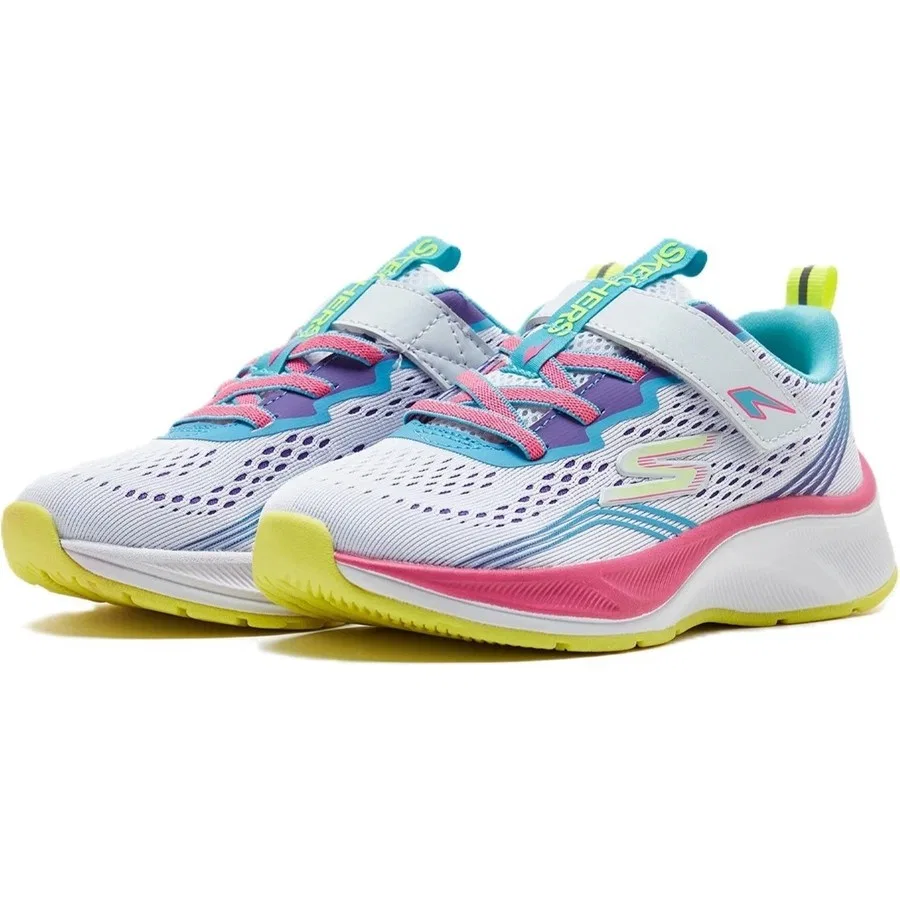 Детские спортивные кроссовки с липучками Elite Sport Pro Skechers, Белый — фото 3