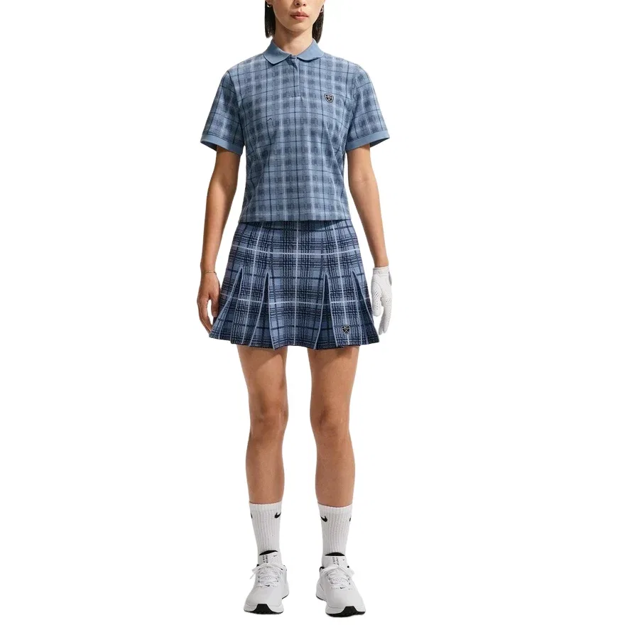 Женская юбка Fairway Fresh Plaid Sweater Skirt Asia Sizing 'Blue' Nike, синий — фото 2