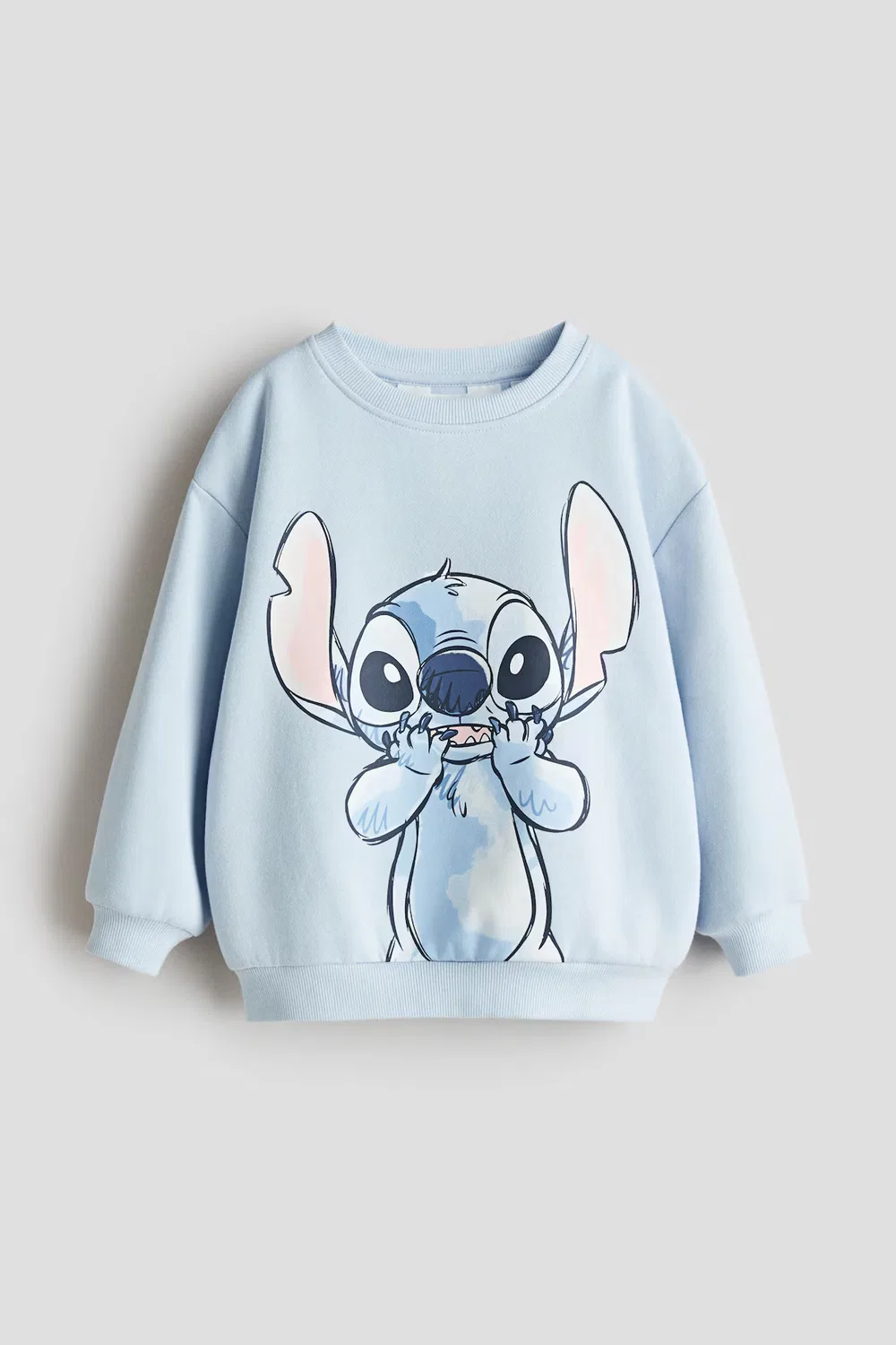 Толстовка с принтом H&M, Hellblau/Lilo & Stitch